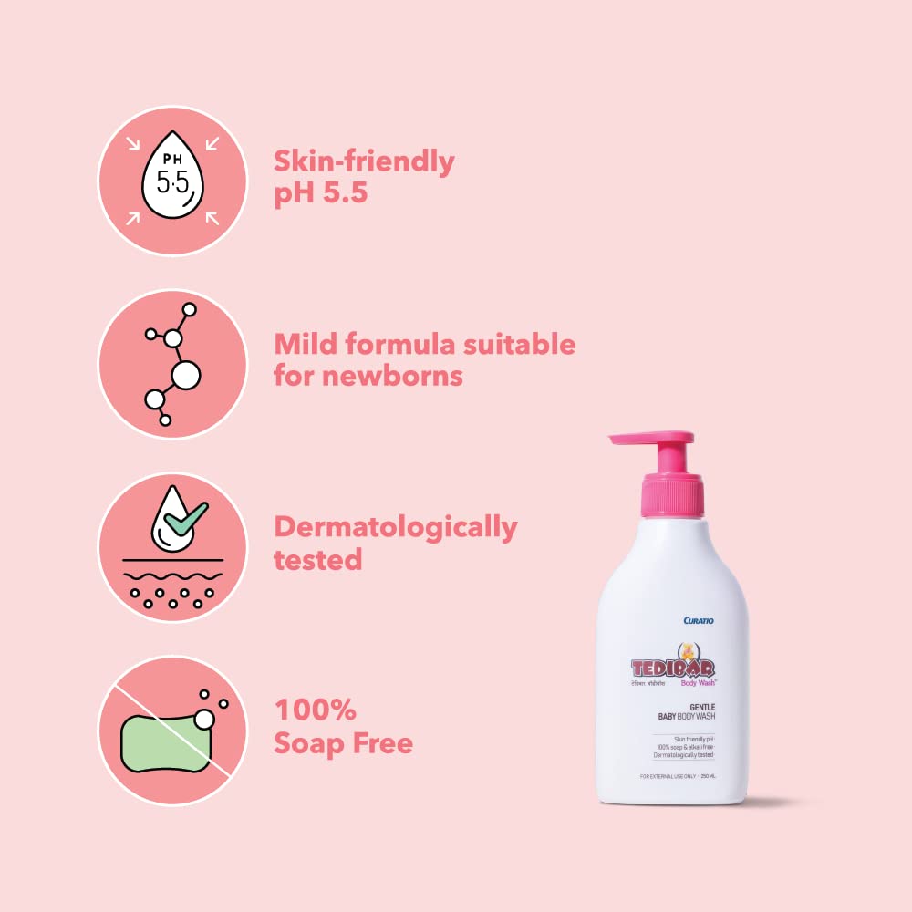 Tedibar Rich Moisturising Baby Body Wash 250ml