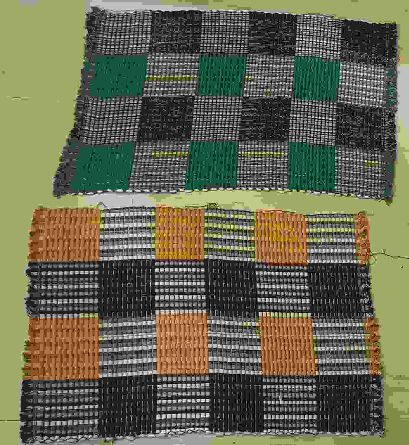 SAI BAGAVATH FAMILY MART 1 Piece Cotton Weaved Water Absorbing Reversible Door Mat for Home Indoor and Outdoor Use (Multicolor, 40 Cm X 60 Cm)