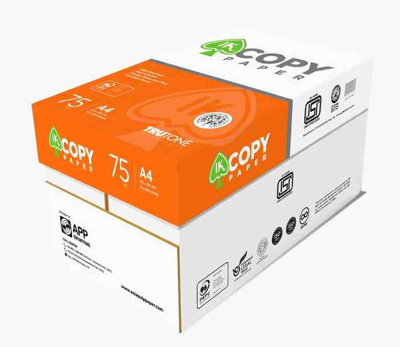 IK Copy Paper - 75GSM 500 Sheets A4 Paper