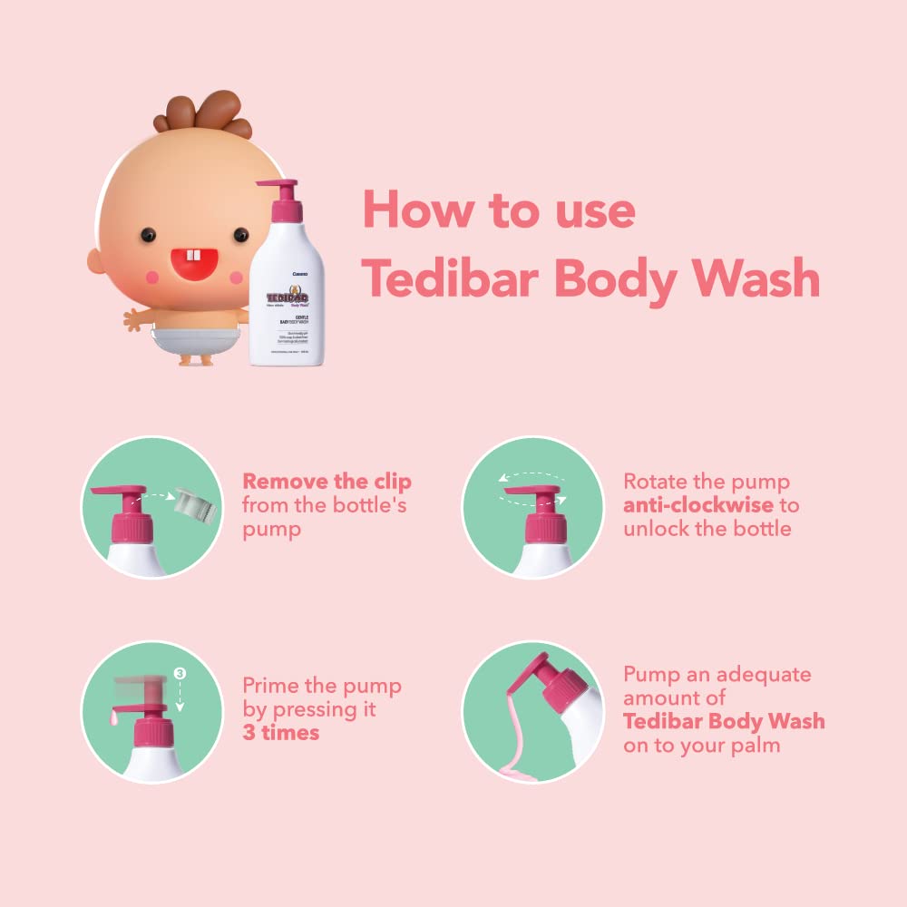 Tedibar Rich Moisturising Baby Body Wash 250ml