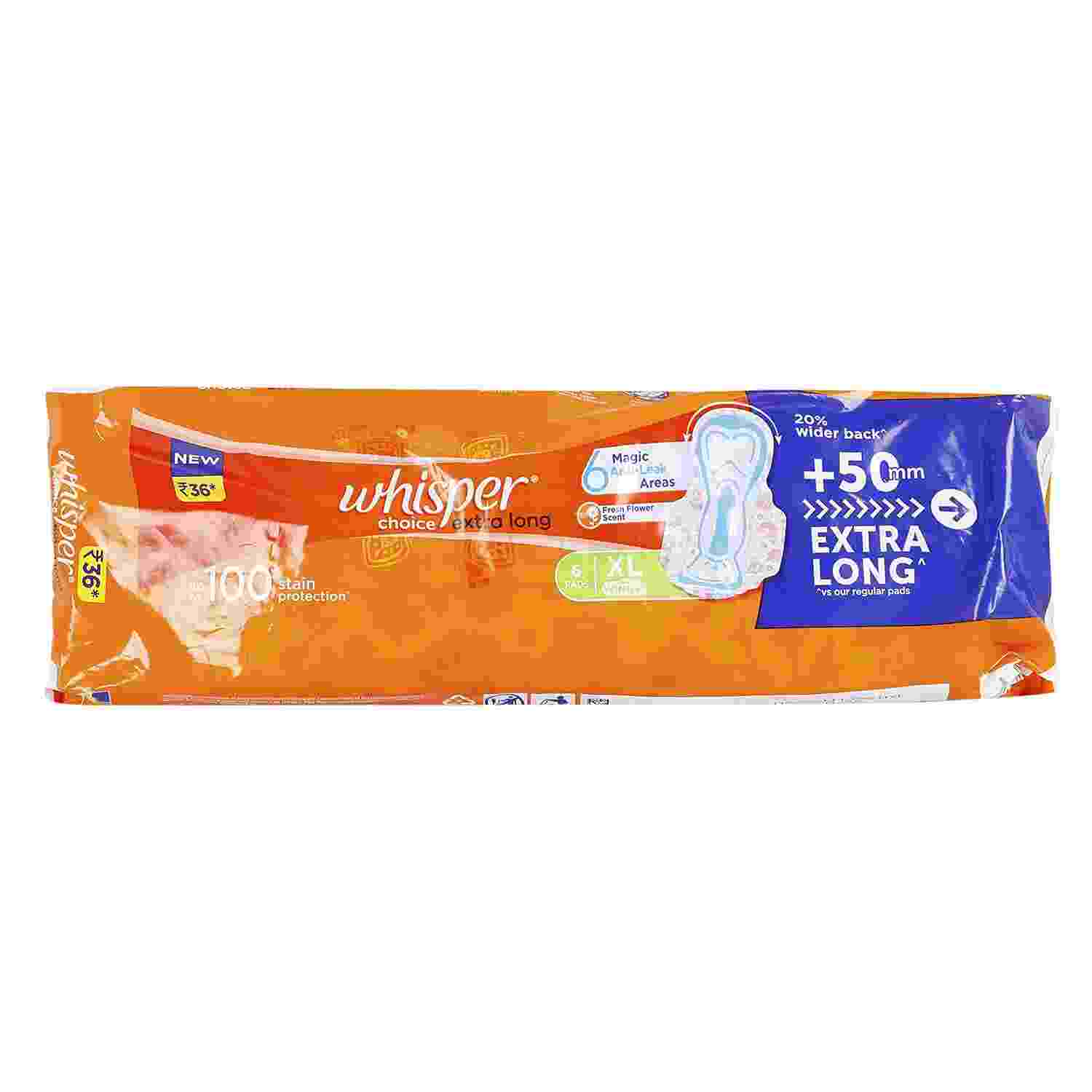 Whisper Choice Extra Long Xl 6 S Pouch for women