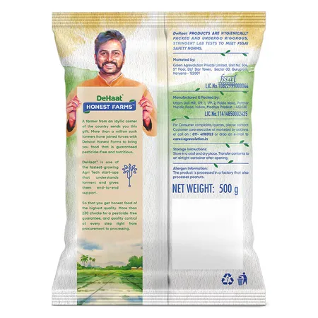 Dehaat Honest Farms Unpolished Green Moong Dal Whole - பாசி பருப்பு - Paruppu - 500g