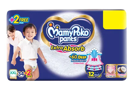 Mamypoko Extra Absorb (Pants, XXL, 15-25 kg) - 36 Piece