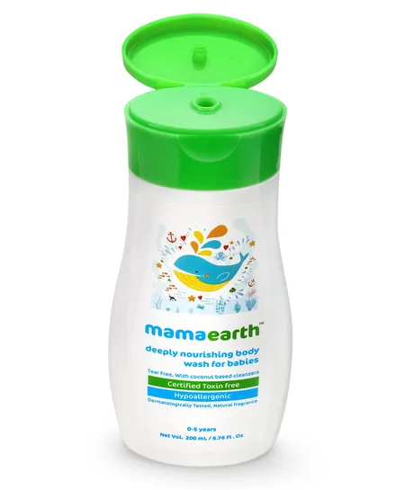 Mamaearth Deeply Nourishing Body Wash For Babies - 200ML