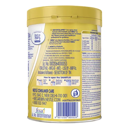 Nestle NAN EXCELLAPRO Powdered Infant Formula (Upto 6 months - Stage 1) - 400g