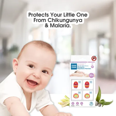 Mee Mee 100% Natural Mosquito Repellent Patches With 16 hour Protection