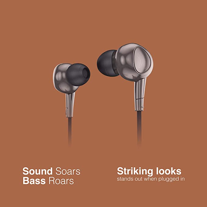 FINGERS UpTune Wired Earphones - Mocha Brown