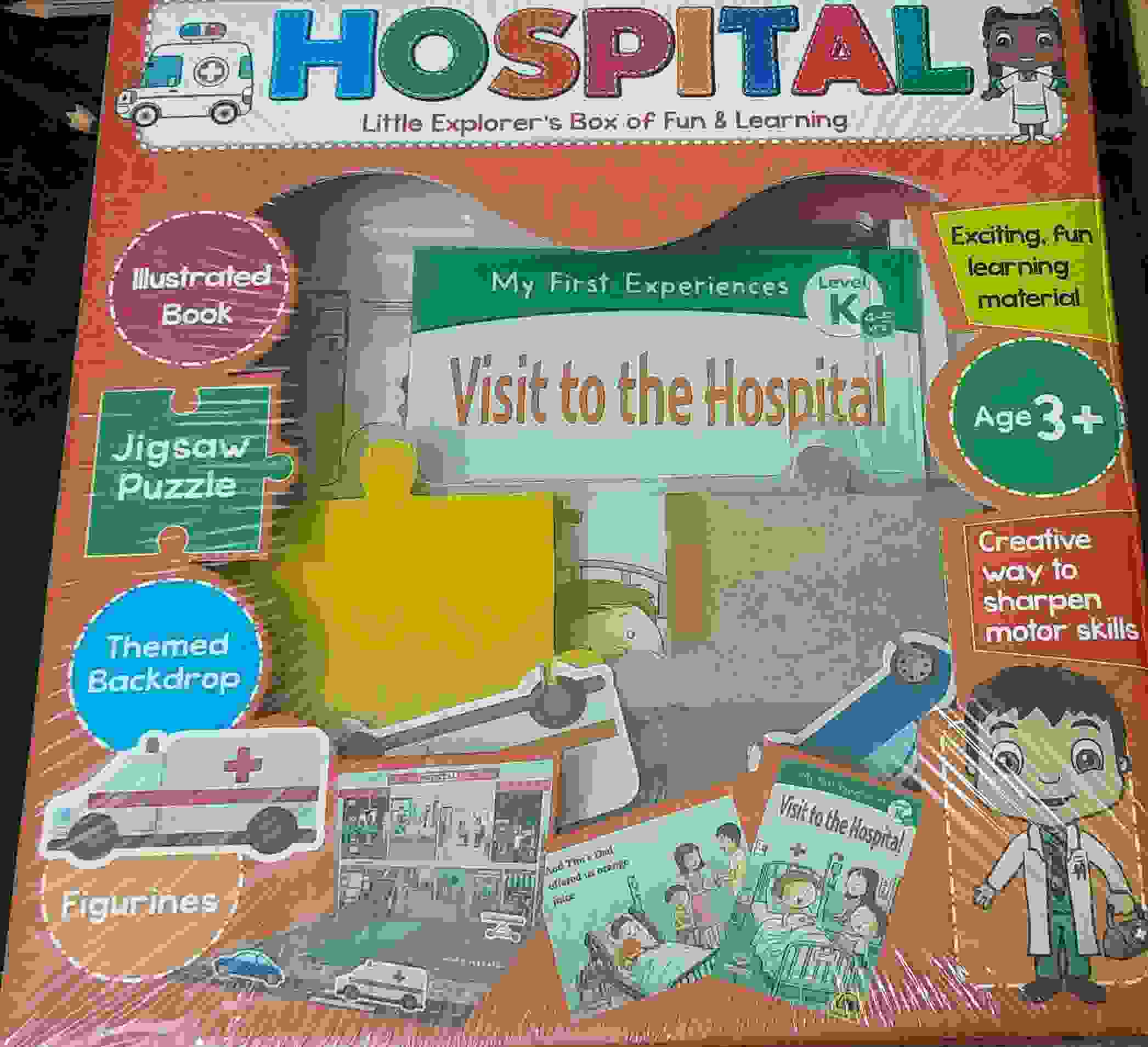 Pegasus Hospital - Little Explorer'S Box Of Fun & Learning & Human Body Activity Book