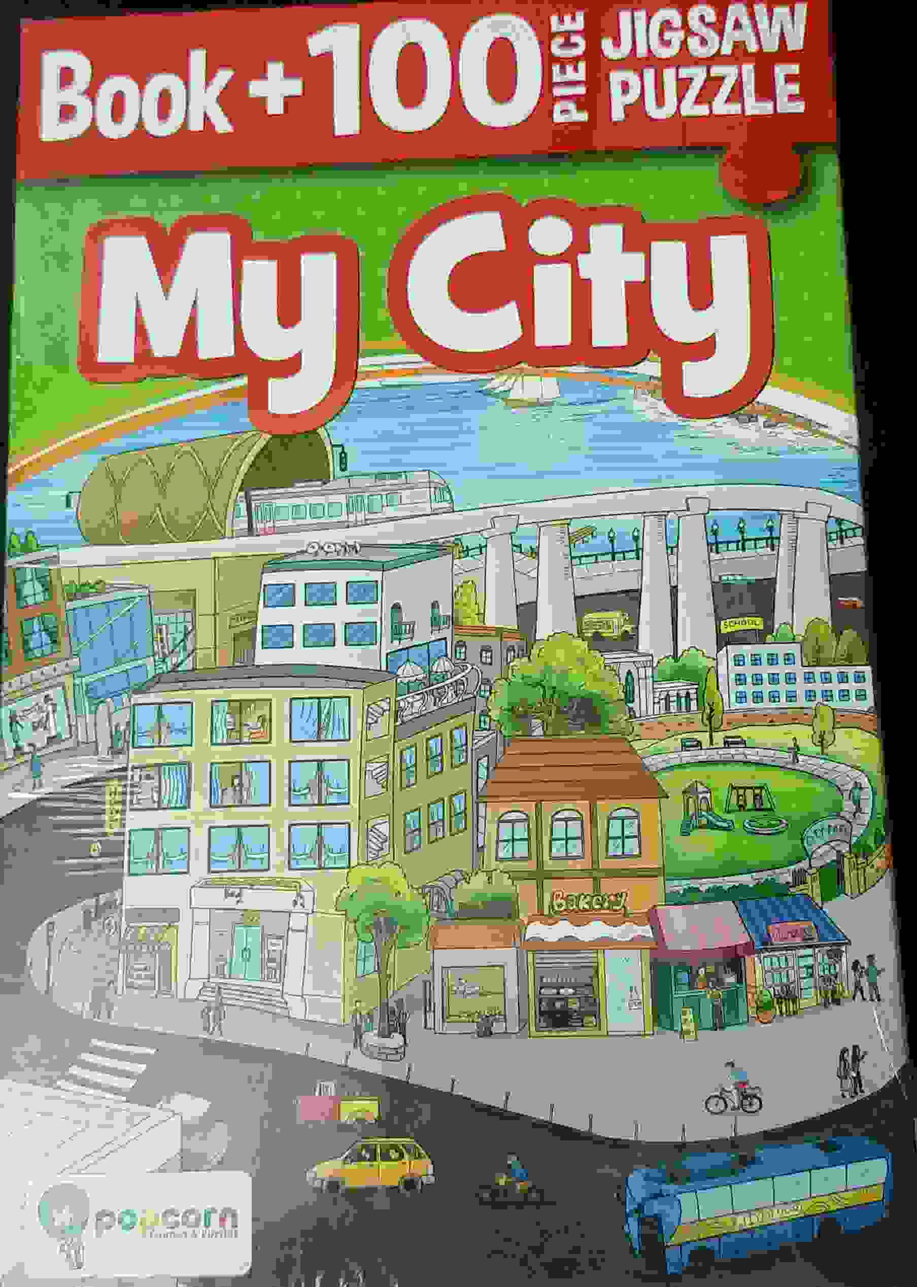 My City (Book + 100 Piece ) - JIGSAW PUZZLE