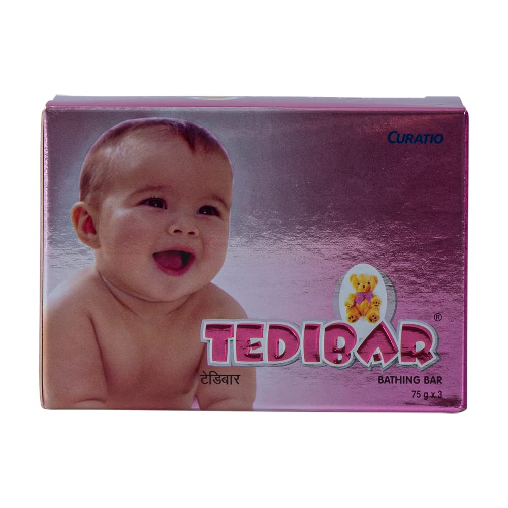 Tedibar Moisturising Baby Bar 75g(Pack of 3)