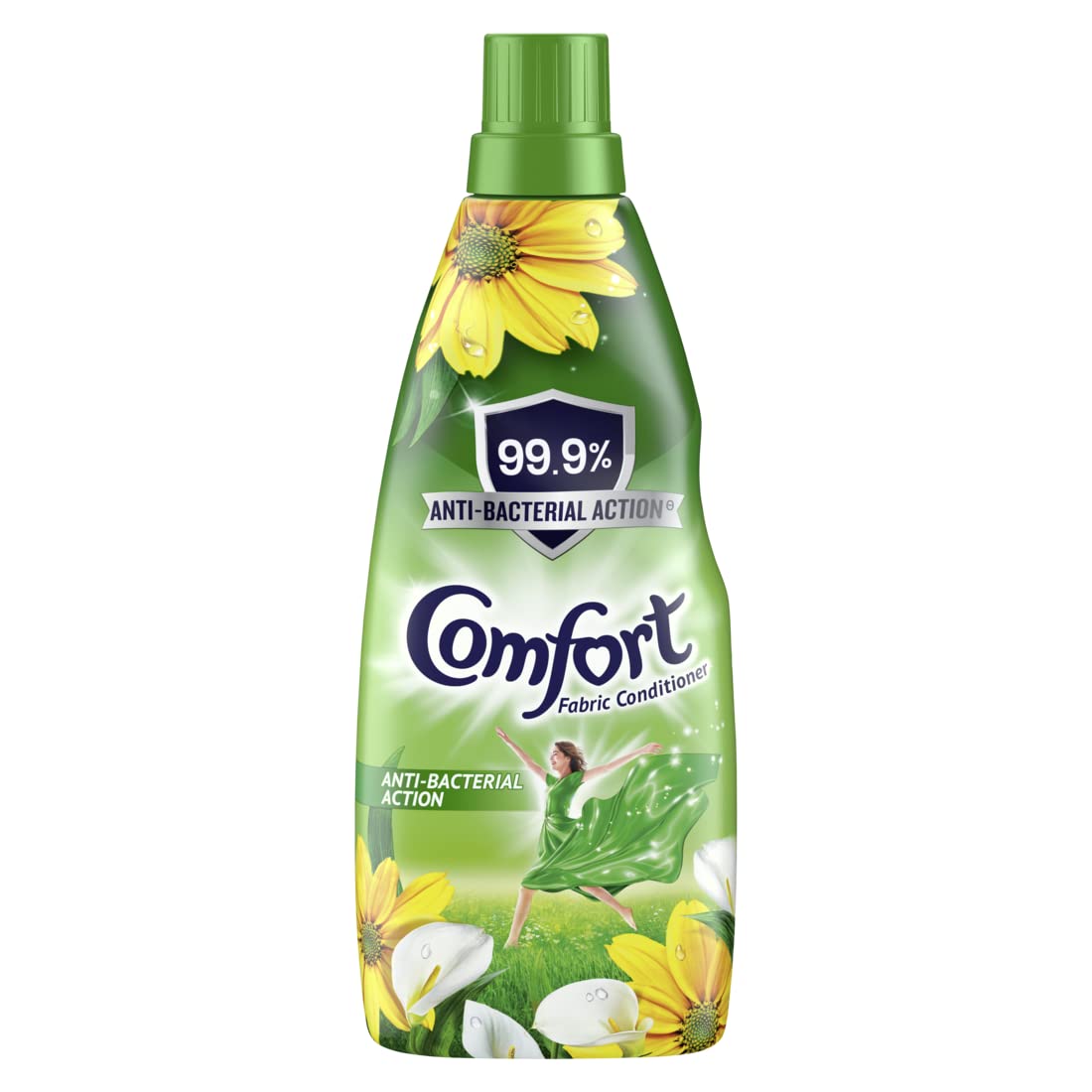 Comfort Anti Bacterial Fabric Conditioner 860mL | After Wash Liquid Fabric Softener (Super Saver Offer Pack) | Softness, Shine & Long Lasting Freshness