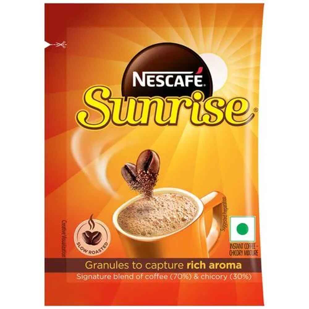 Nescafe Sunrise Instant Coffee, 9g Pouch - 10Rs Packet x 10Nos