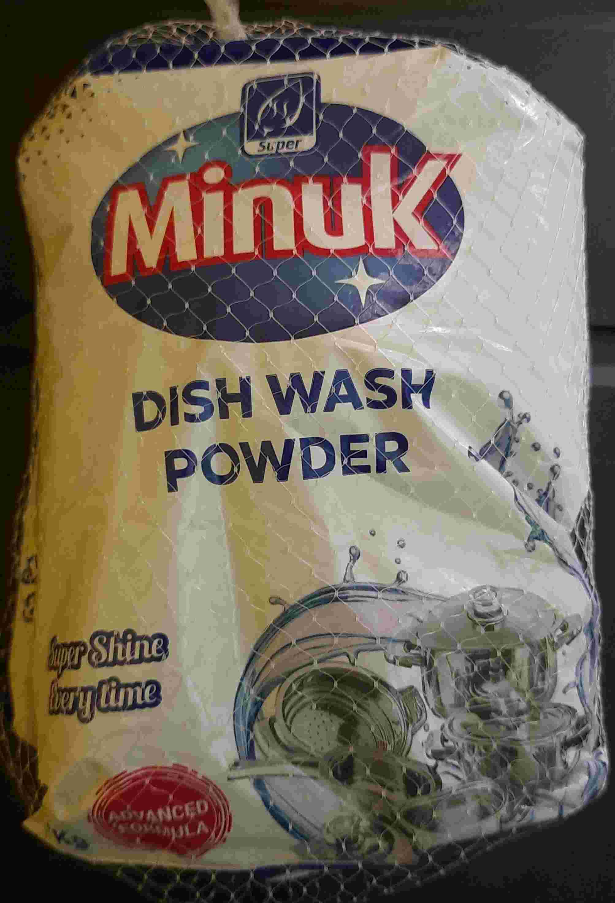 Minuk Dish wash Powder - 1Kg (Pack of 02)