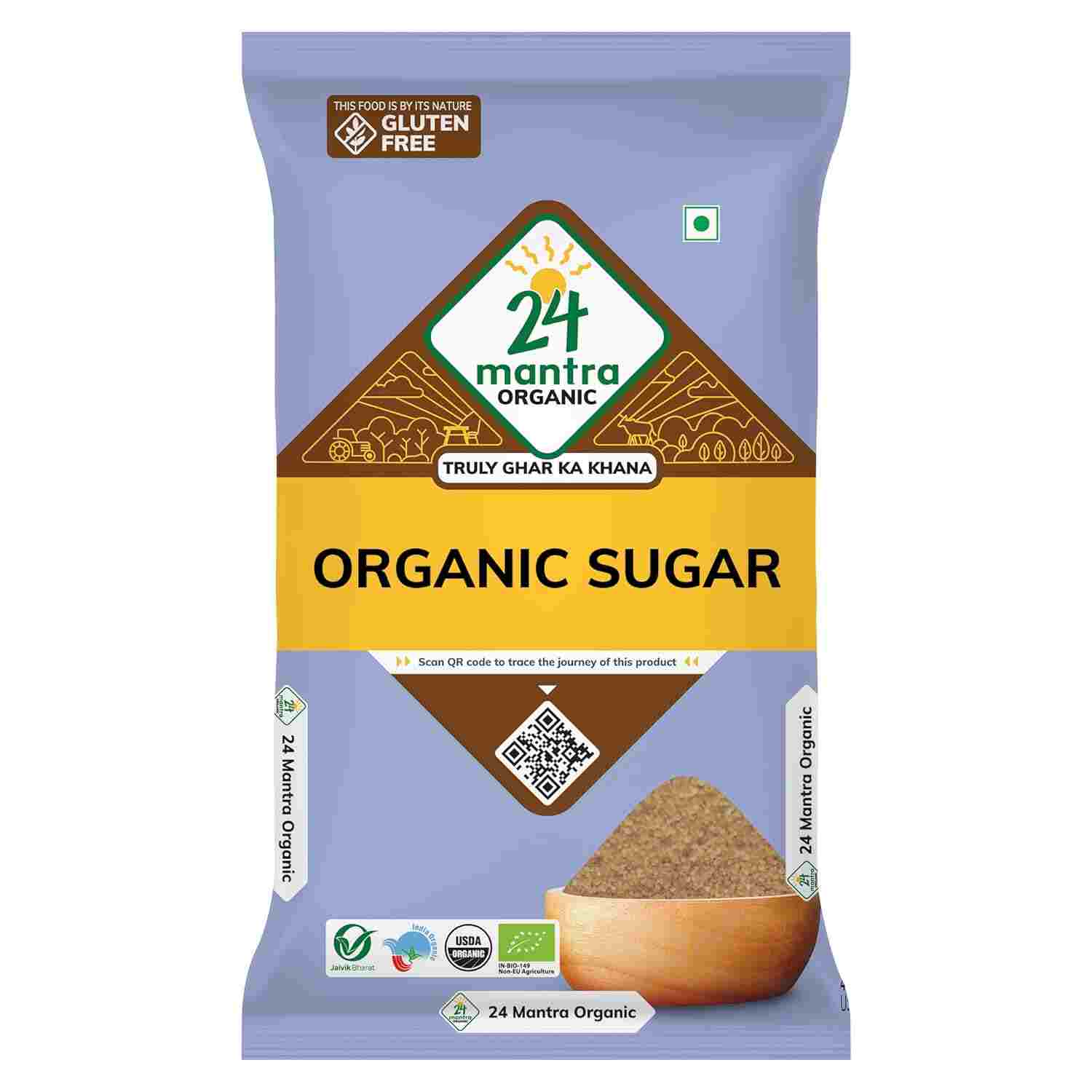 24 Mantra Organic Sugar - 1Kg