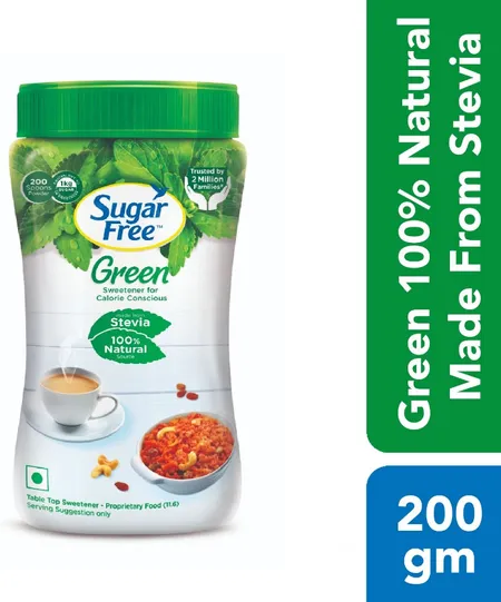 Sugar free Green 100% Natural Made From Stevia (Jar) - 200g