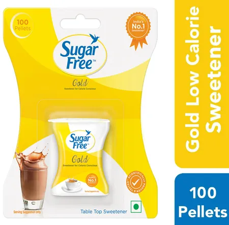 Sugarfree Gold Low Calorie Sweetener - 100 Pellets