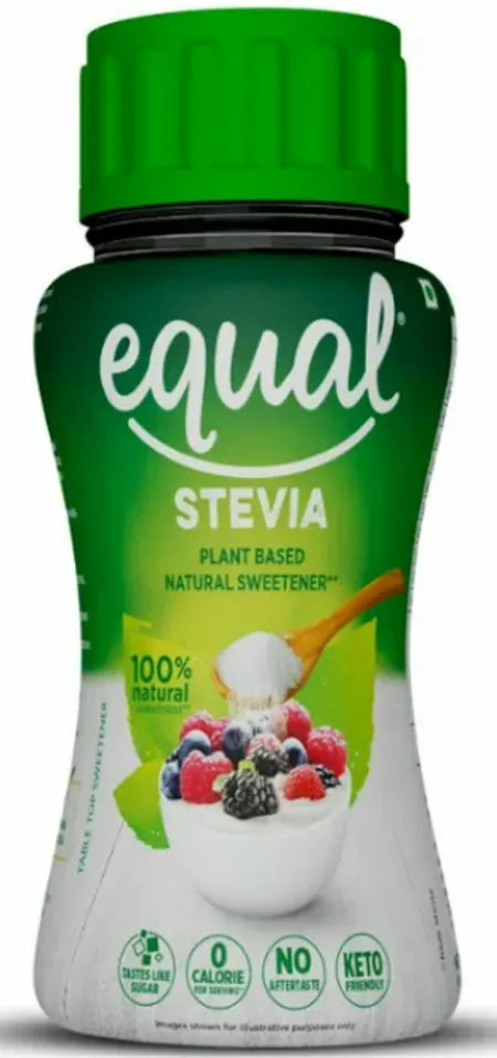 Equal Stevia Plant Based Natural Sweetener 100% Natural Sweetness From Stevia Zero Calorie (Jar) - 150g