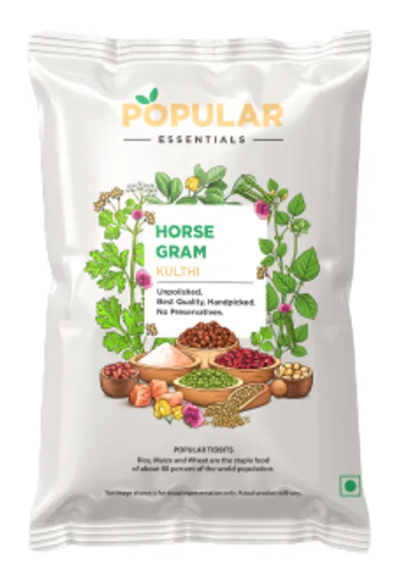 Popular Essentials Horse Gram - மைசூர் தால் - Paruppu - 500g