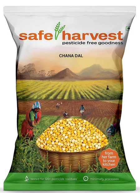 Safe Harvest Chana Dal - கடலை பருப்பு - Paruppu - 500g