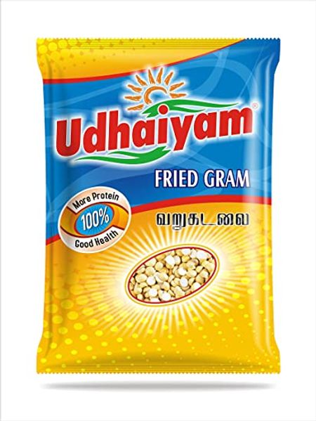 Udhaiyam Fried Gram Dal- Split - வறுத்த கடலை பருப்பு துண்டுகள் - Paruppu - 500g