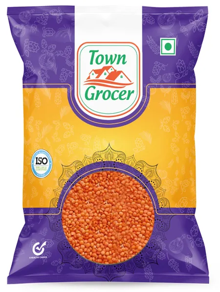 Town Grocer Masoor Dal - சிவப்பு பயறு - Payaru - 500g