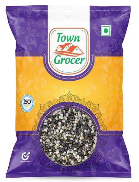 Town Grocer Black Urad Dal Chilka - கருப்பு உளுத்தம் பருப்பு சில்கா - Paruppu - 500g