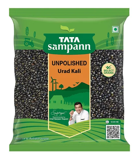 Tata Sampann High Protein Kali Urad - அதிக புரதம் கொண்ட களி உளுந்து - Ullunthu - 500g