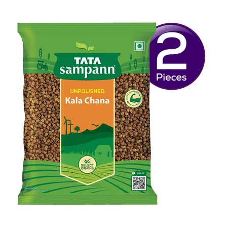Tata Sampann Kala Chana 500 gms Combo - கலா சனா - Kadalai - 2 Pieces