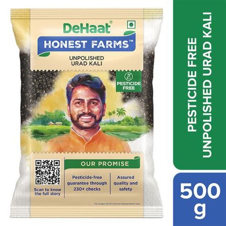 Dehaat Honest Farms Unpolished Urad Kali - உளுந்து களி - 500g