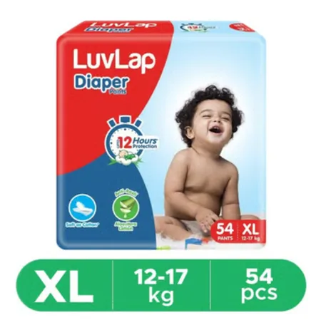 Luvlap Diaper (Pants, XL, 12-17 kg) - 54 Piece