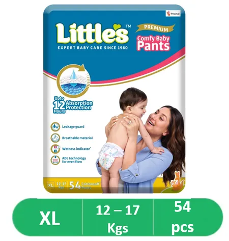 Little's Comfy Baby (Pants , XL , 12-17 kg) - 54 Pieces