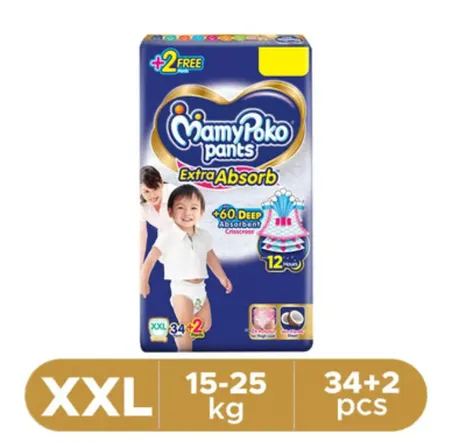 Mamypoko Extra Absorb (Pants, XXL, 15-25 kg) - 36 Piece