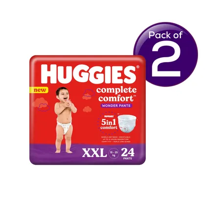 Huggies Wonder Diaper Pants-XXL 24 pc X 2 Combo - Pack of 02