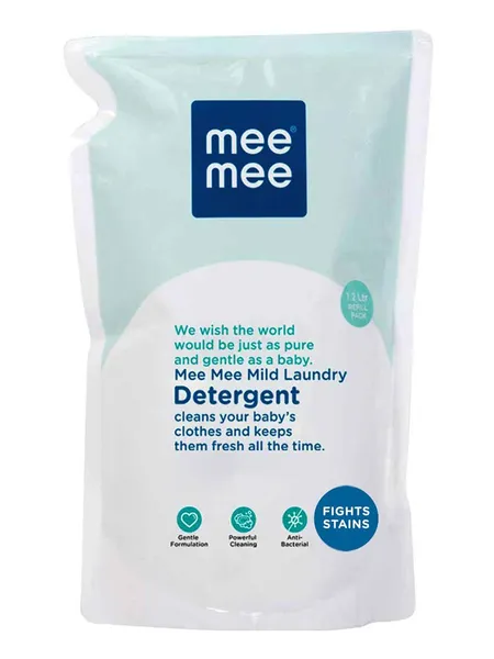 MeeMee Mild Baby Liquid Laundry Detergent - 1.2 l - Refill Pack