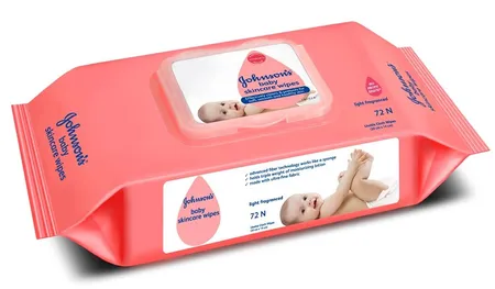 Johnson's Baby Skincare Wipes - 72 Pieces