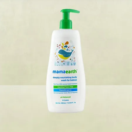 Mamaearth Deeply Nourishing Body Wash For Babies - 400ML