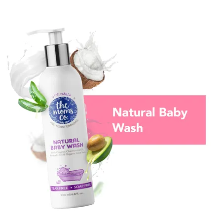 The Moms Co. Tear-Free Natural Baby Wash - 200ML