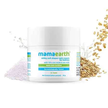Mamaearth Milky Soft Diaper Rash Cream For Babies - 50g