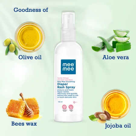 Mee Mee Soothing Diaper Rash Spray for baby with natural ingredients -100 ML