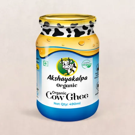 Akshayakalpa Organic Cow Ghee - 490ML